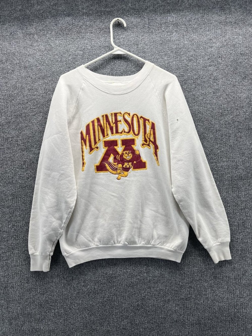 Vintage Minnesota Golden Gophers Sweatshirt Mens Extra Large Football Russell